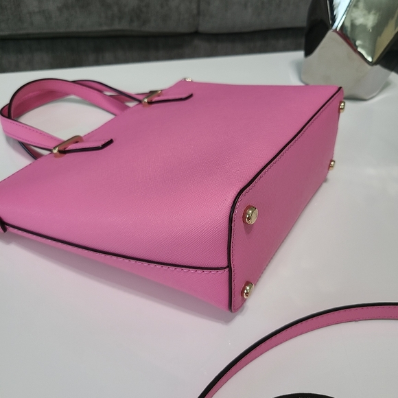 NWOT - Kate Spade Satchel w/Crossbody Strap Pink π - Picture 10 of 15